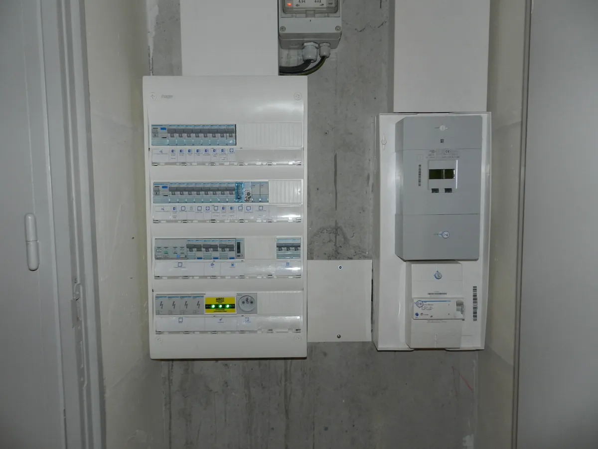 Tableau électrique d'un logement neuf
